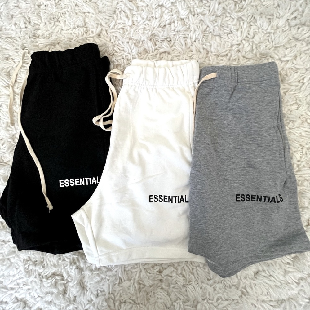 Men’s Fear of God Essential Lounge Shorts Set